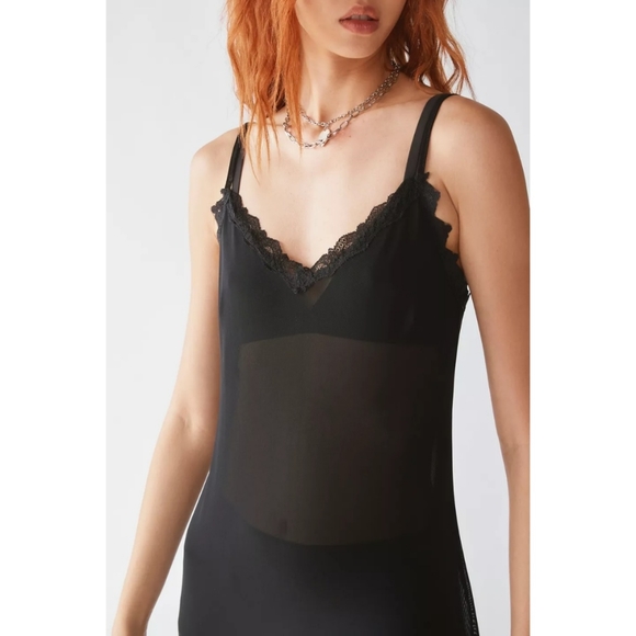 Out From Under Cherie Sheer Midi Slip Dress - Picture 3 of 5